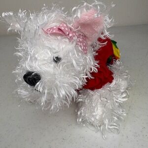 Webkinz West Highland‎ White Terrier Westie Plush 8" Kaleidoscope Outfit No Code
